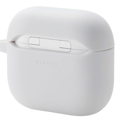 AirPods 第4世代/アクティブノイズキャンセリング搭載AirPods 第4世代/TOUGH SLIM Lockケース/カラビナ付/ホワイト