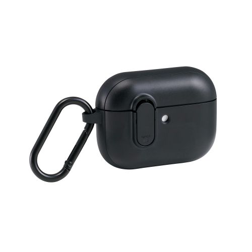 AirPods Pro 3対応TOUGH SLIM Lockケース/カラビナ付/ブラック