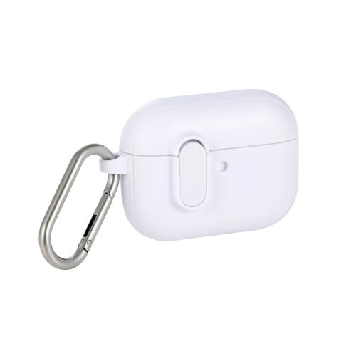 AirPods Pro 3対応TOUGH SLIM Lockケース/カラビナ付/ホワイト