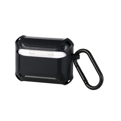 AirPods Pro 3対応ZEROSHOCK Lockケース/カラビナ付/ブラック