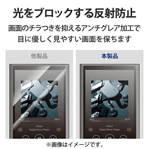 Walkman A 2023 NW-A300シリーズ用保護フィルム/指紋防止/反射防止