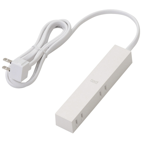 デザインタップ/roo’t/4個口/1.5m/ホワイト