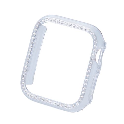 Apple Watch 40mm用ハードバンパー/&me/ストーン付/クリア