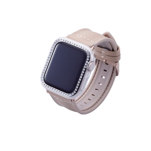 Apple Watch 40mm用ハードバンパー/&me/ストーン付/クリア