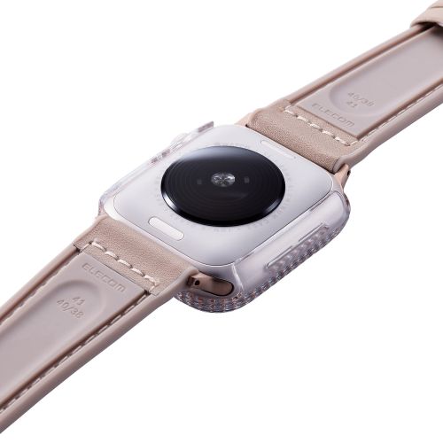 Apple Watch 40mm用ハードバンパー/&me/ストーン付/クリア