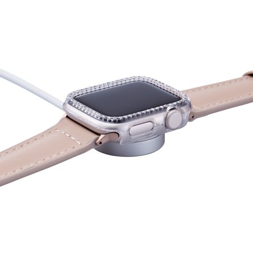 Apple Watch 40mm用ハードバンパー/&me/ストーン付/クリア