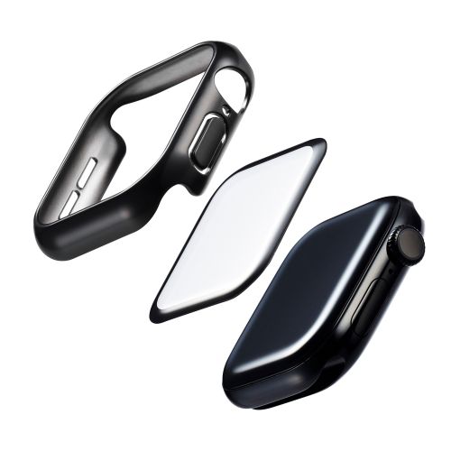 Apple Watch 42mm/ハードバンパー/メタリック/ブラック