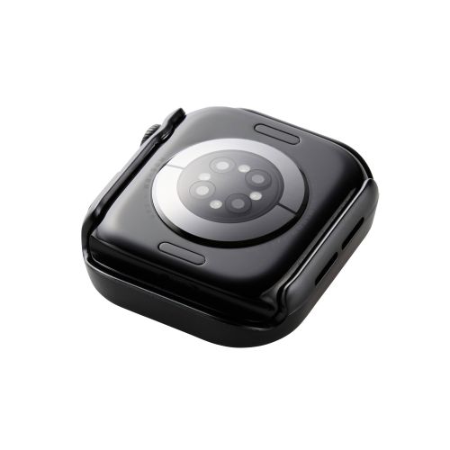 Apple Watch 42mm/フルカバーケース/プレミアムガラス/高透明/防水/ブラック
