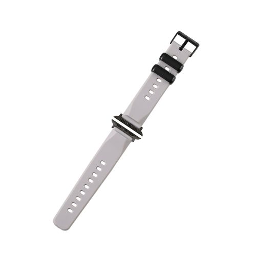 Apple Watch 49/45/44/42mm/バンド/TPU/ZEROSHOCK/グレー