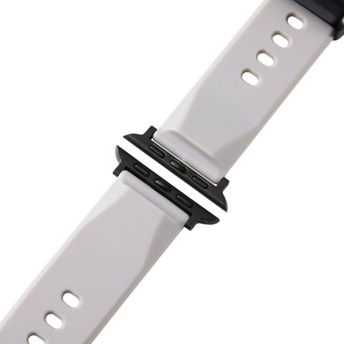 Apple Watch 49/45/44/42mm/バンド/TPU/ZEROSHOCK/グレー