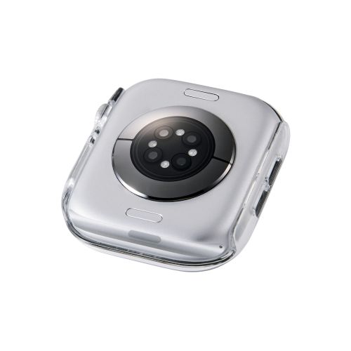 Apple Watch 46mm/フルカバーケース/プレミアムガラス/高透明/クリア