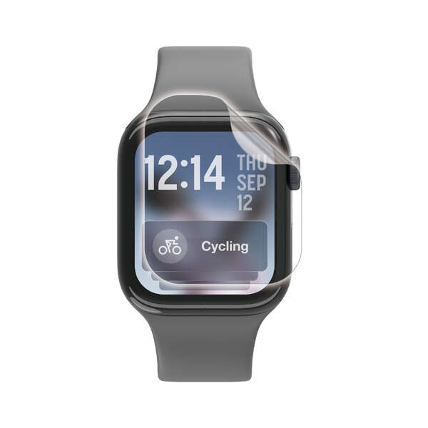 Apple Watch 46mm/フィルム/衝撃吸収/傷リペア/防指紋/貼付ツール付