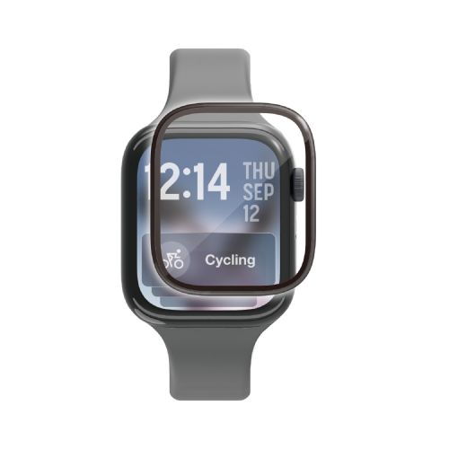 Apple Watch 46mm/フルカバーガラスフィルム/高透明/極薄/治具付