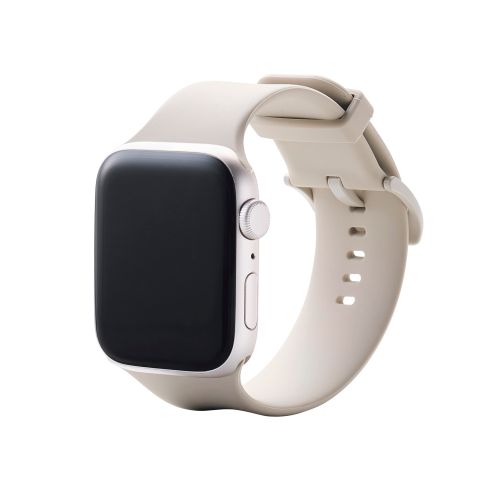 Apple Watch 41/40/38mm/バンド/シリコン/TOUGH SLIM/ベージュ