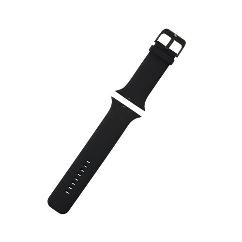Apple Watch 41/40/38mm/バンド/シリコン/TOUGH SLIM/ブラック