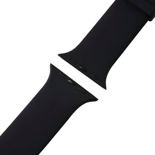 Apple Watch 41/40/38mm/バンド/シリコン/TOUGH SLIM/ブラック