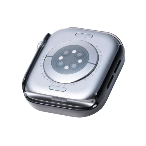 Apple Watch 42mm/フルカバーケース/プレミアムガラス/高透明/防水/ブラック