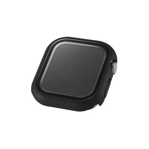 Apple Watch 42mm/フルカバーケース/プレミアムガラス/ゴリラ/高透明/ブラック