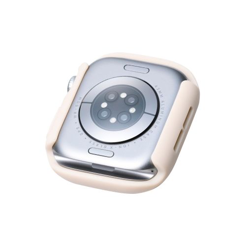 Apple Watch 42mm/フルカバーケース/TOUGHSLIM/プレミアムガラス/高透明/ベージュ