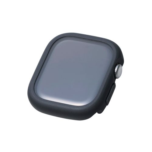 Apple Watch 42mm/フルカバーケース/TOUGHSLIM/プレミアムガラス/高透明/ブラック