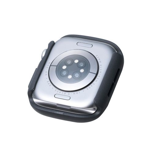 Apple Watch 42mm/フルカバーケース/TOUGHSLIM/プレミアムガラス/高透明/ブラック