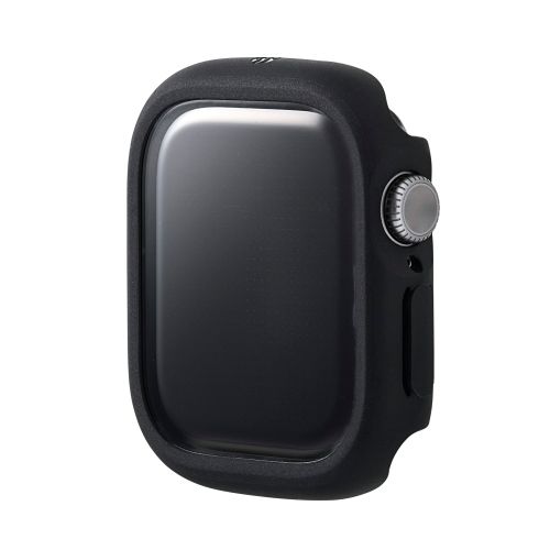 Apple Watch 42mm/フルカバーケース/TOUGHSLIM/プレミアムガラス/高透明/ブラック