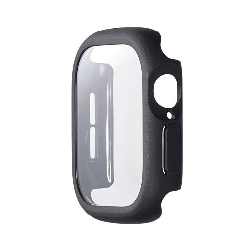 Apple Watch 42mm/フルカバーケース/TOUGHSLIM/プレミアムガラス/高透明/ブラック