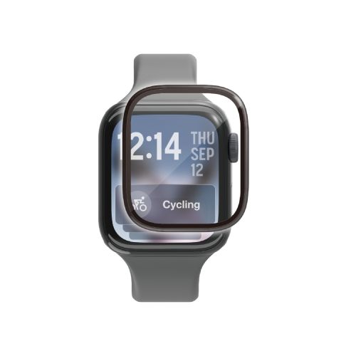 Apple Watch 42mm/フルカバーガラスフィルム/高透明/極薄/治具付