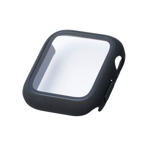 Apple Watch 40mm/フルカバーケース/プレミアムガラス/ゴリラ/高透明/ブラック
