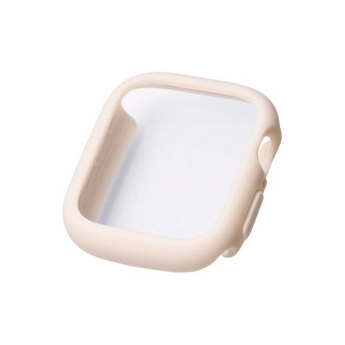 Apple Watch 40mm/フルカバーケース/TOUGHSLIM/プレミアムガラス/高透明/ベージュ
