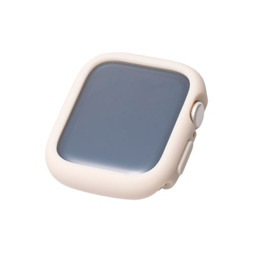 Apple Watch 40mm/フルカバーケース/TOUGHSLIM/プレミアムガラス/高透明/ベージュ