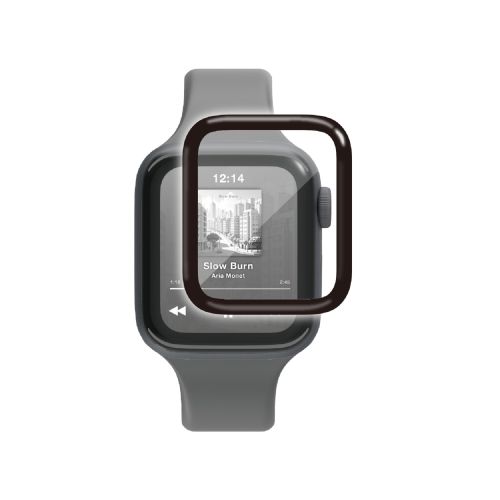 Apple Watch 40mm/フルカバーガラスフィルム/高透明/指紋防止/治具付