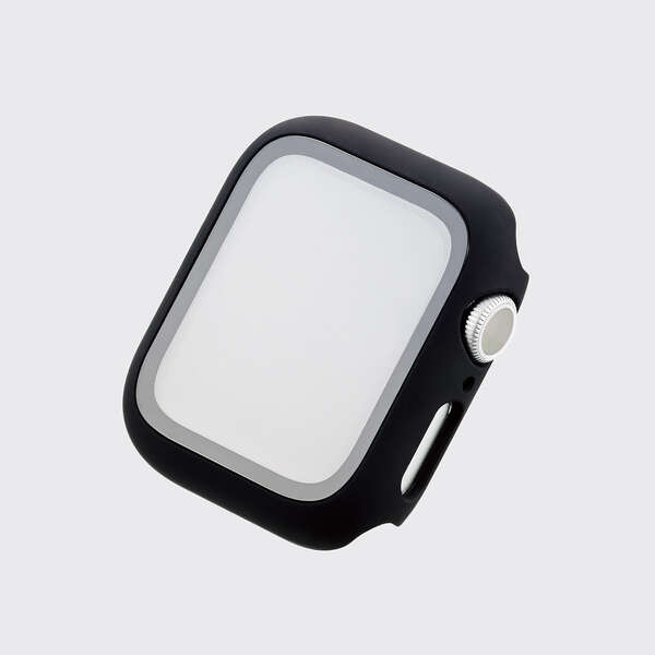 Apple Watch 40mm用フルカバーケース/ガラス/ブラック