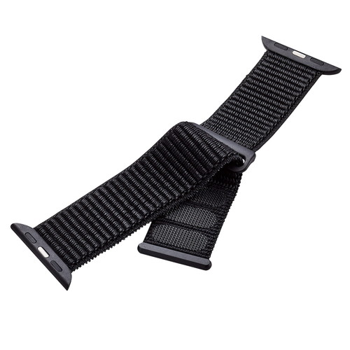 Apple Watch 41/40/38mm用バンド/ファブリック/ブラック