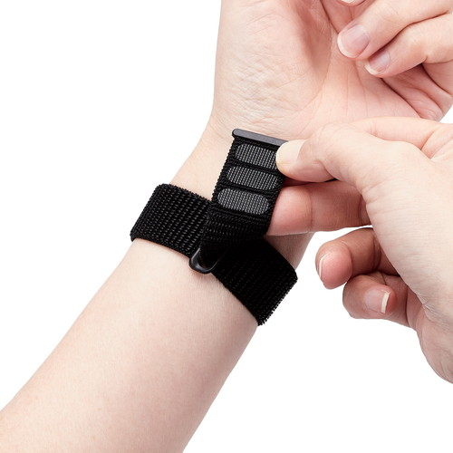 Apple Watch 41/40/38mm用バンド/ファブリック/ブラック