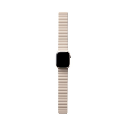 Apple Watch 41/40/38mm用バンド/マグネット/シリコン/ベージュ