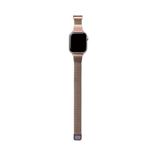 Apple Watch 41/40/38mm用バンド/&me/ミラネーゼ/スリムタイプ/ピンクゴールド