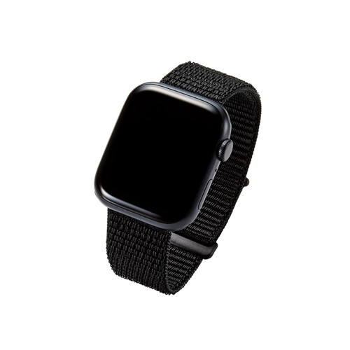 Apple Watch 49/45/44/42mm用バンド/ファブリック/ブラック