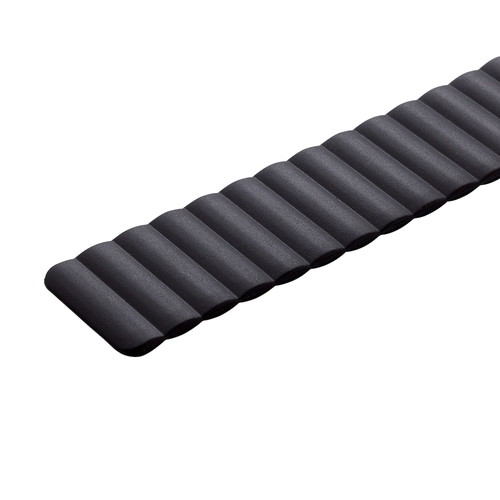 Apple Watch 49/45/44/42mm用バンド/マグネット/シリコン/ブラック