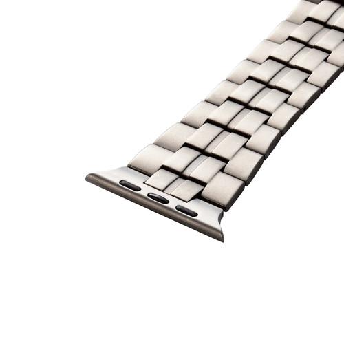 Apple Watch 49/45/44/42mm用バンド/チタン/シルバー