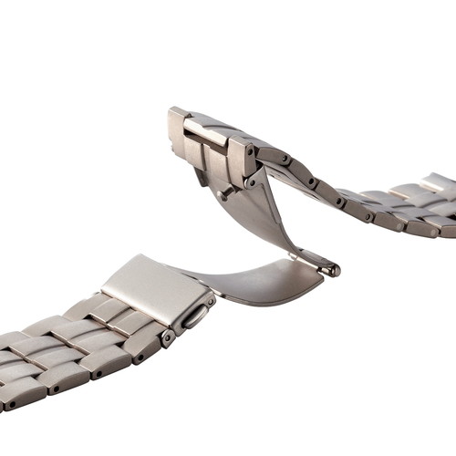 Apple Watch 49/45/44/42mm用バンド/チタン/シルバー