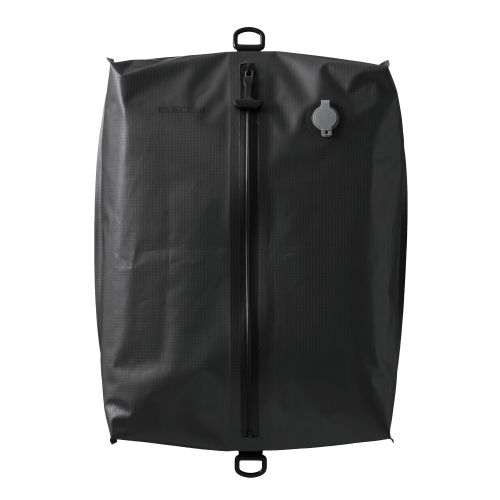 圧縮バッグ/トラベル向け/密閉用ファスナー/Mサイズ/ブラック