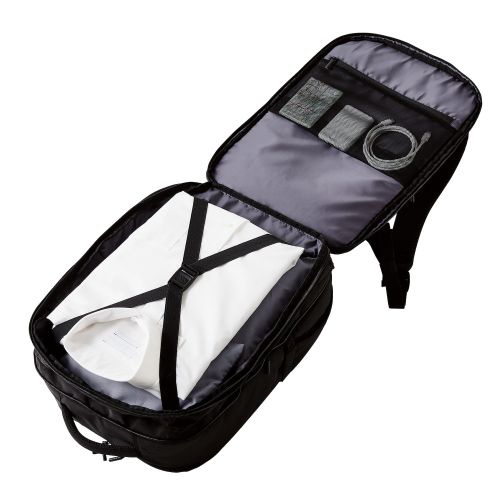 バックパック/拡張タイプ/15.6inch/27L/拡張時31L/撥水加工/高耐久ファスナー採用/ブラック