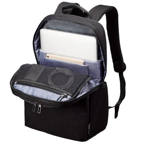 バックパック/軽量タイプ/15.6inch/17L/撥水加工/高耐久ファスナー採用/ブラック