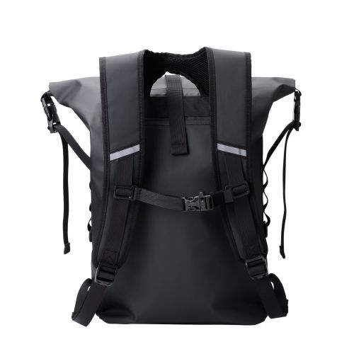 バックパック/防水バッグ/ロールトップ/ブラック