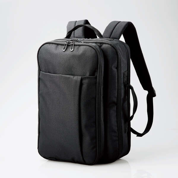 キャリングバッグ/ビジネスバックパック/2way/15.6インチ/ブラック
