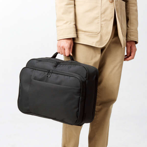 キャリングバッグ/ビジネスバックパック/2way/15.6インチ/ブラック