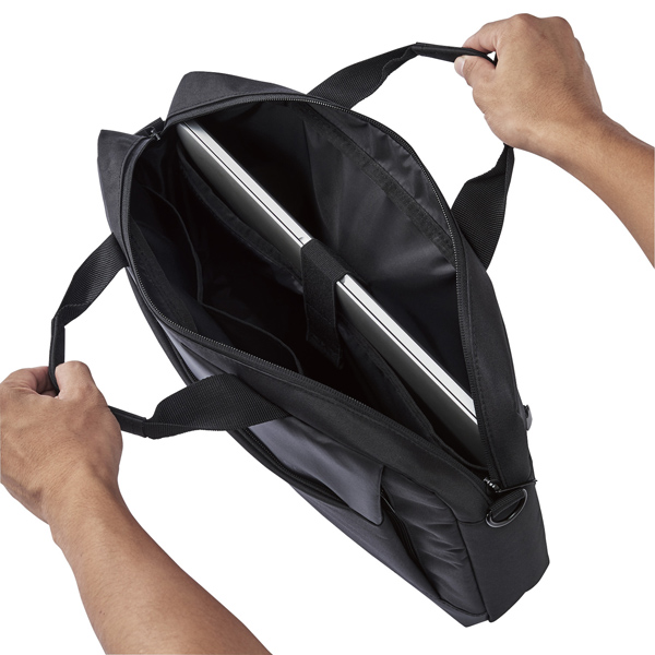 キャリングバッグ/整理タイプ/15.6inch/ブラック