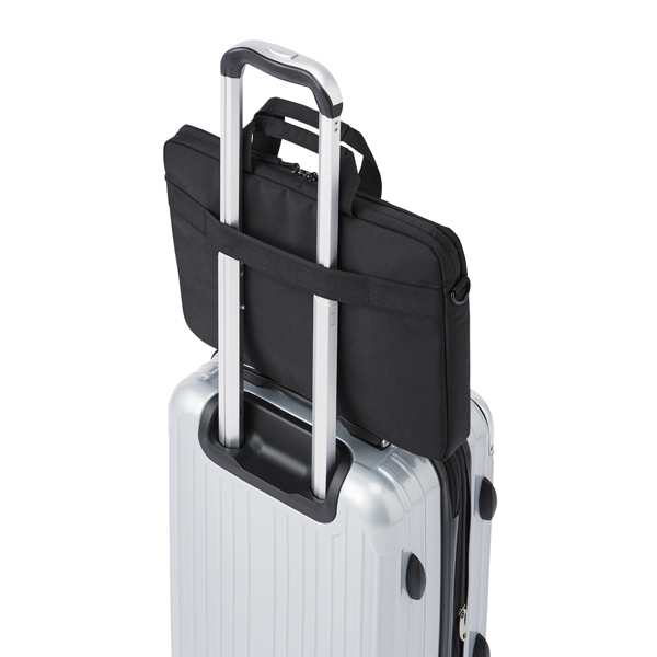 キャリングバッグ/薄型タイプ/15.6inch/ブラック