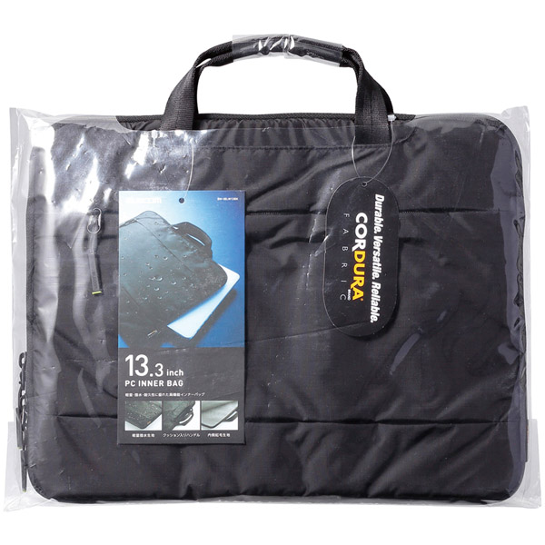 PC用インナーバッグ/取っ手付き/CORDURA/13.3インチ/ブラック